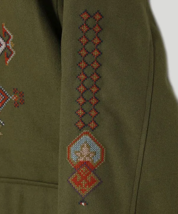 Amina x grn Kilim Pattern Embroidered Jacket