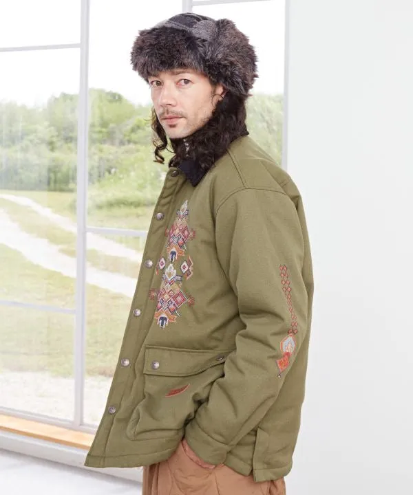 Amina x grn Kilim Pattern Embroidered Jacket
