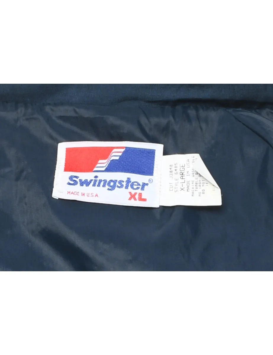 Beige Dunlop Back Graphic Design Jacket - XL