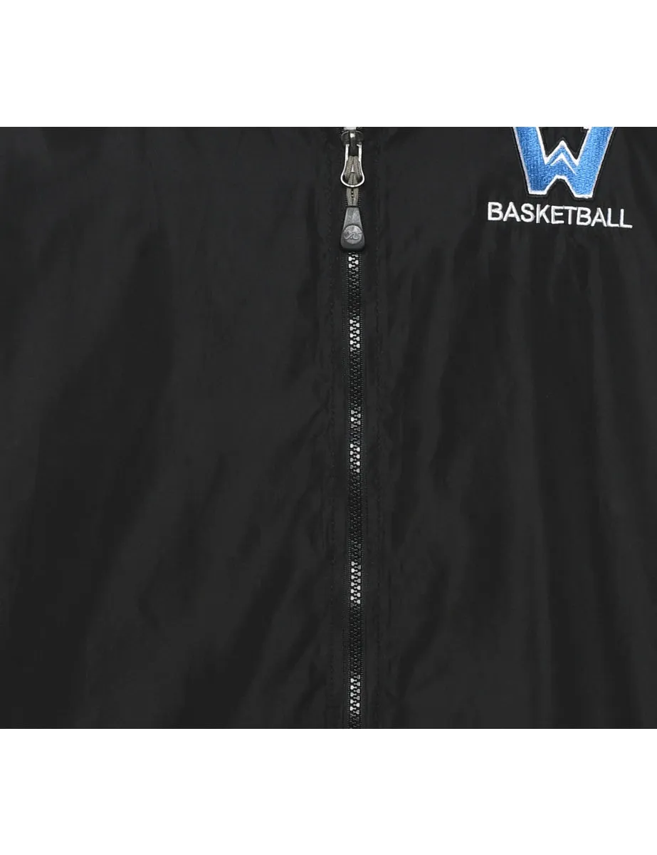 Black Basketball Design Jacket - L