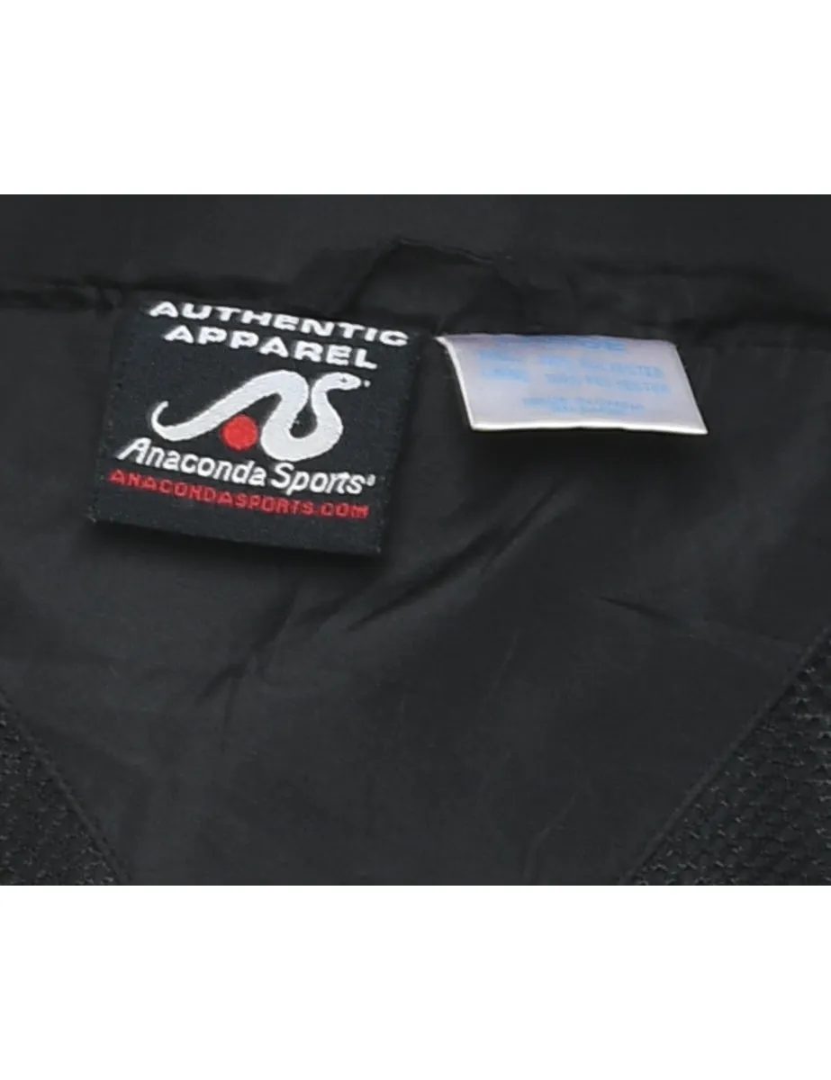 Black Basketball Design Jacket - L