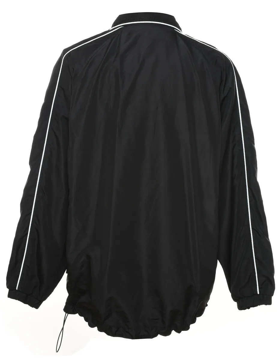 Black Basketball Design Jacket - L