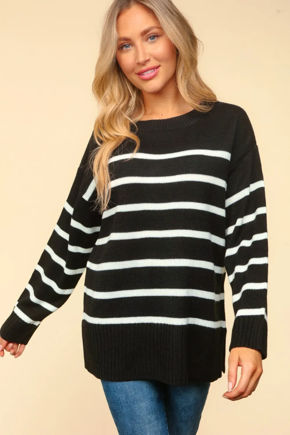 Cafe Striped Sweater