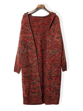 Casual Mid-Long Hooded Cardigans