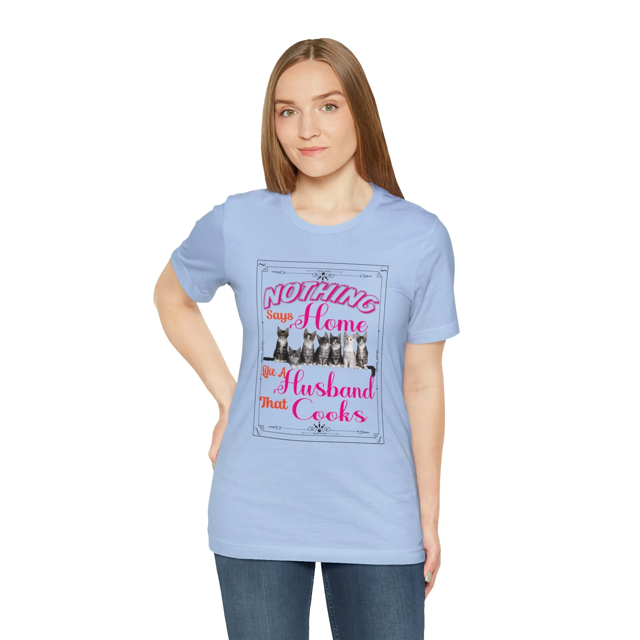 Chef T-shirt Nothing Says Home Like a Husband That Cooks designs Etsy Cute Chef Jacket T-shirt