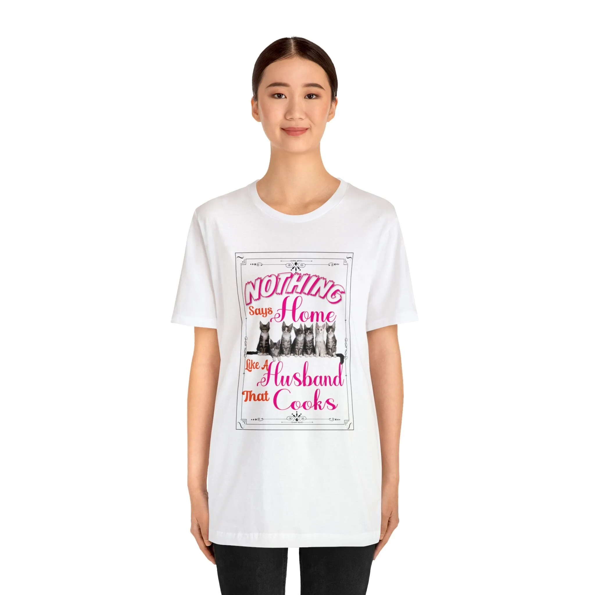 Chef T-shirt Nothing Says Home Like a Husband That Cooks designs Etsy Cute Chef Jacket T-shirt