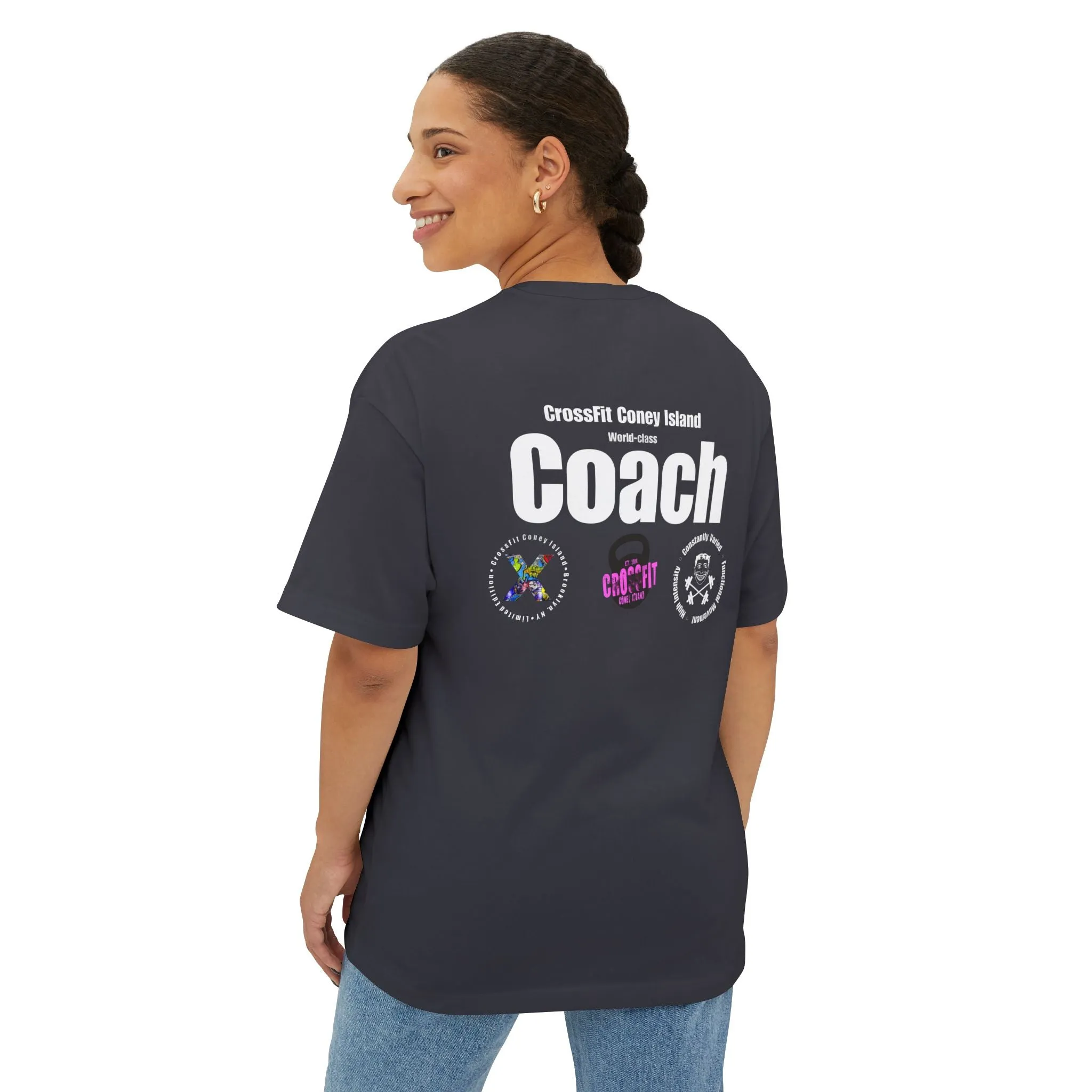 Coach Shirt - PINK LIMITED EDITION - Unisex Oversized Boxy Tee