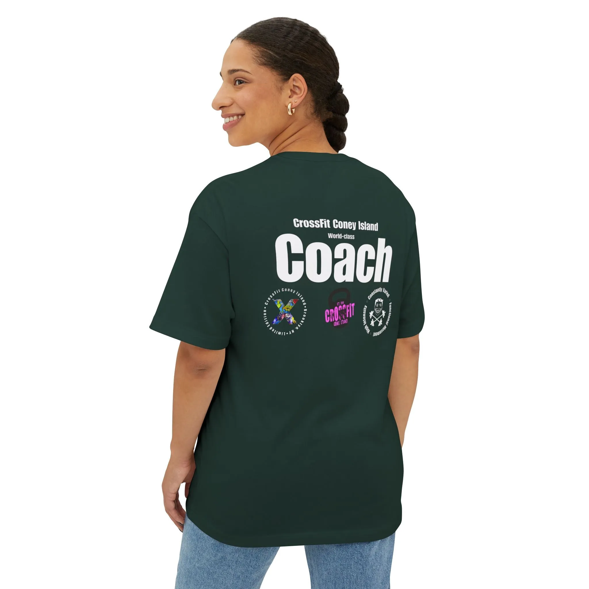 Coach Shirt - PINK LIMITED EDITION - Unisex Oversized Boxy Tee