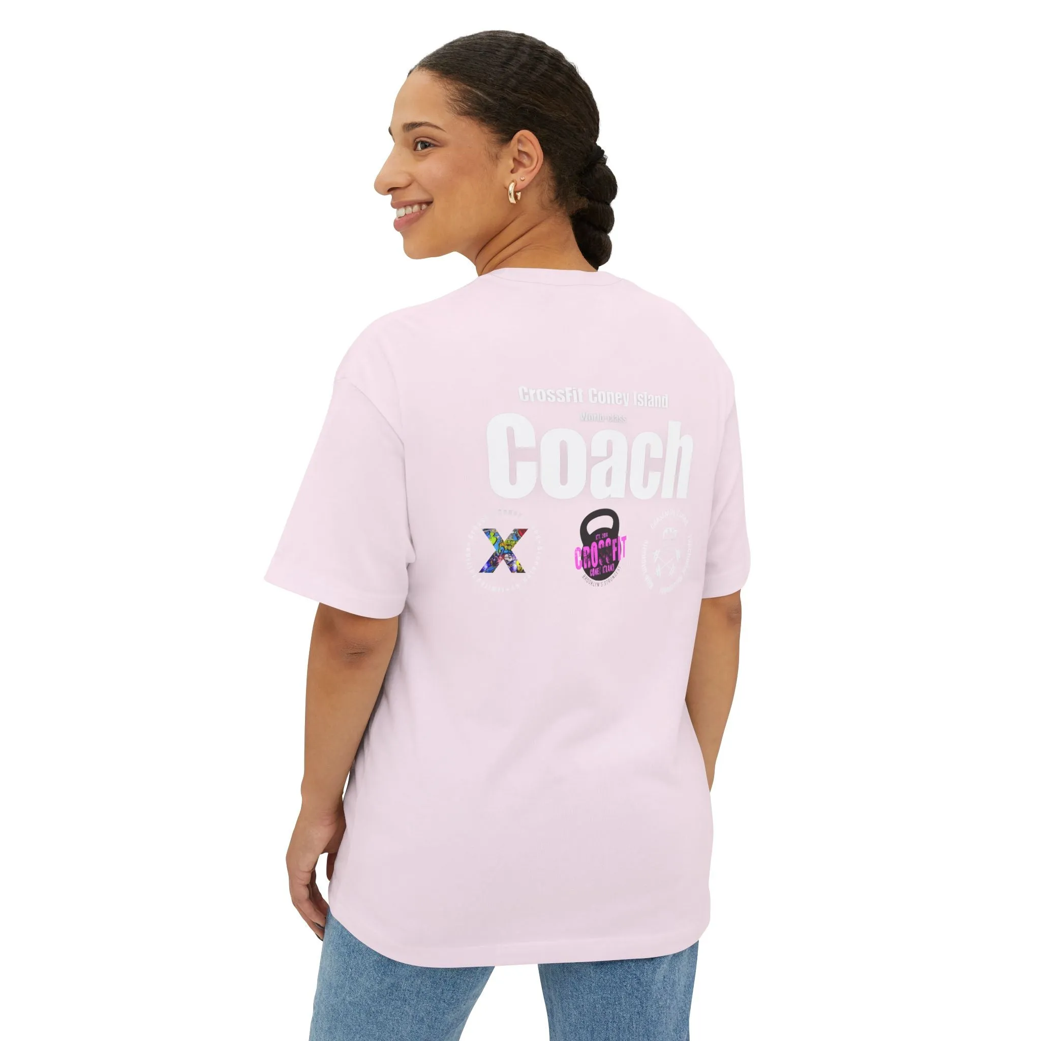Coach Shirt - PINK LIMITED EDITION - Unisex Oversized Boxy Tee