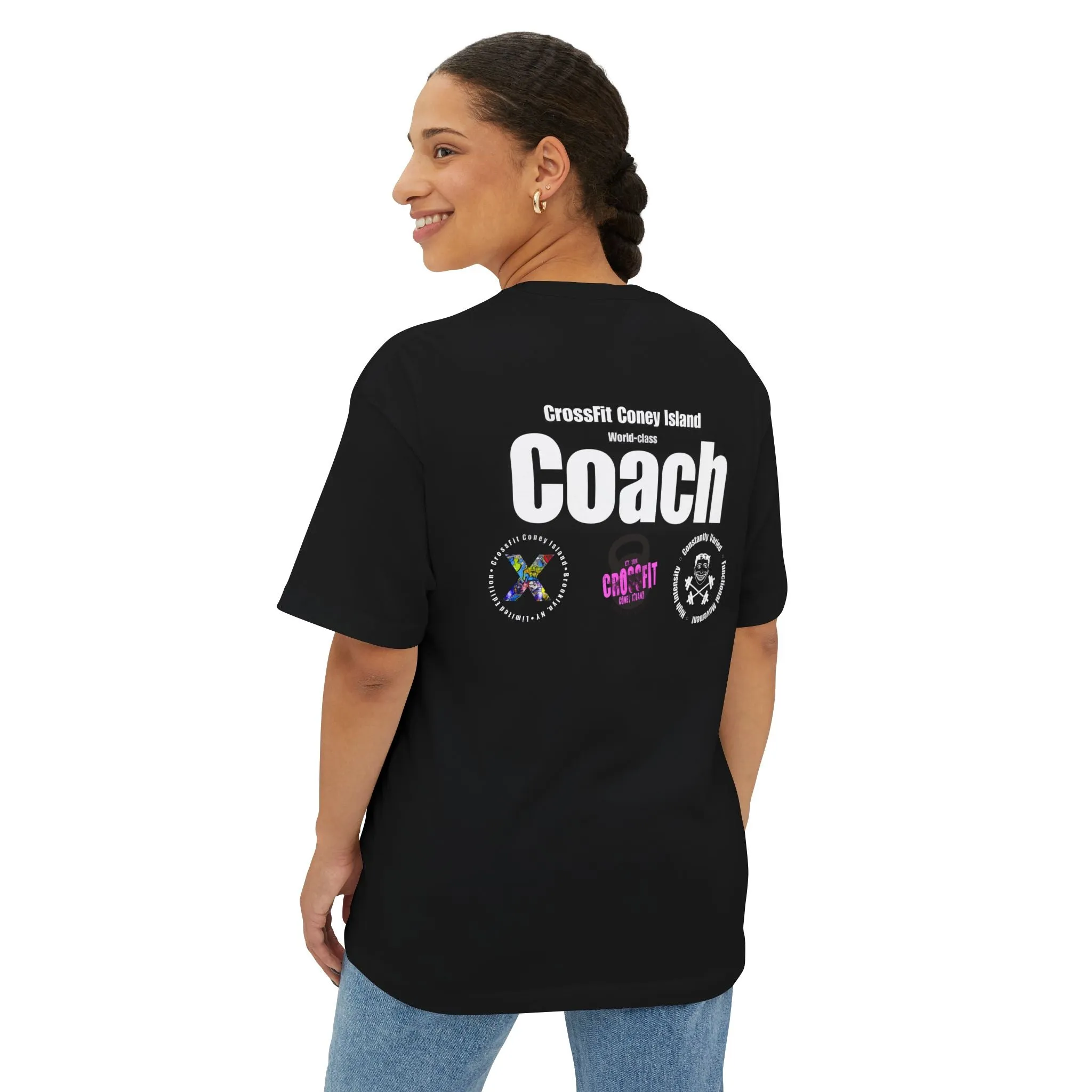 Coach Shirt - PINK LIMITED EDITION - Unisex Oversized Boxy Tee