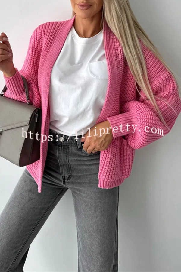 Coad Knitted Pocket Long Sleeved Cardigan