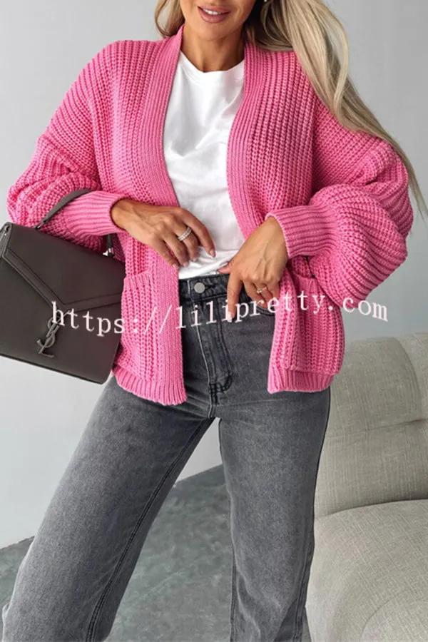 Coad Knitted Pocket Long Sleeved Cardigan