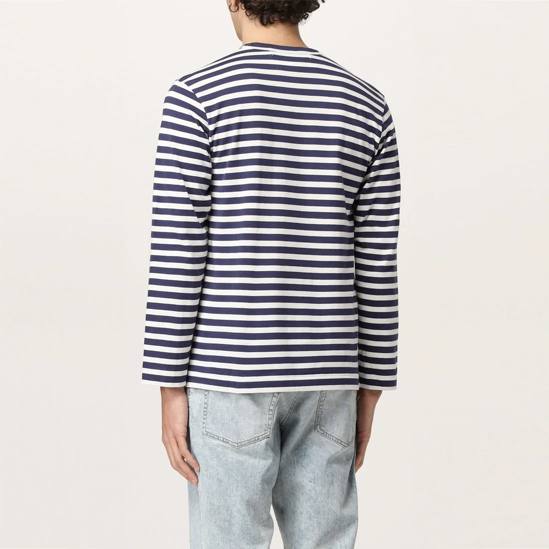 Comme des Garcons Play Striped Cotton T-Shirt