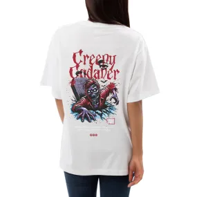 Creepy Womens Oversized T-shirt