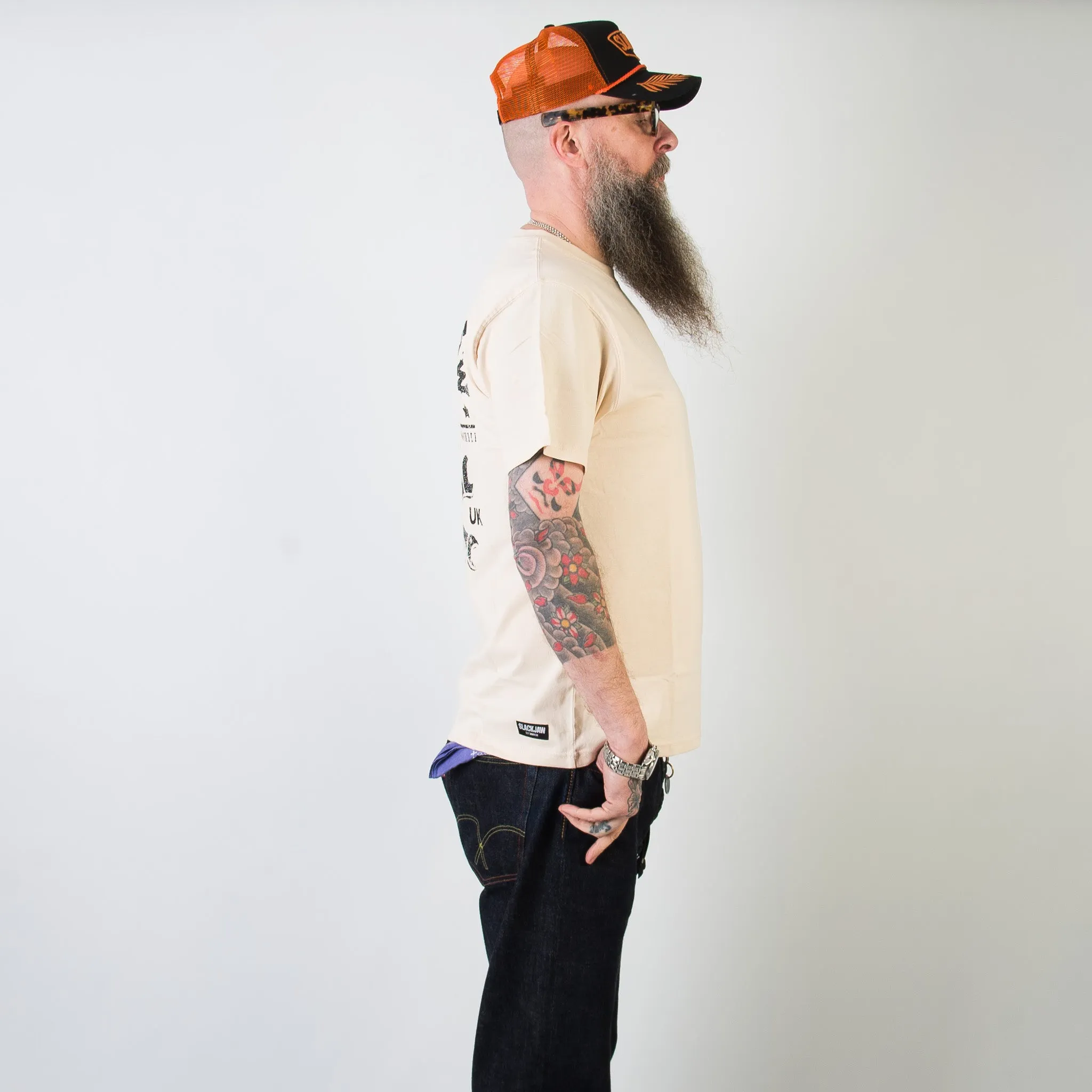Death Valley T Shirt - Bone