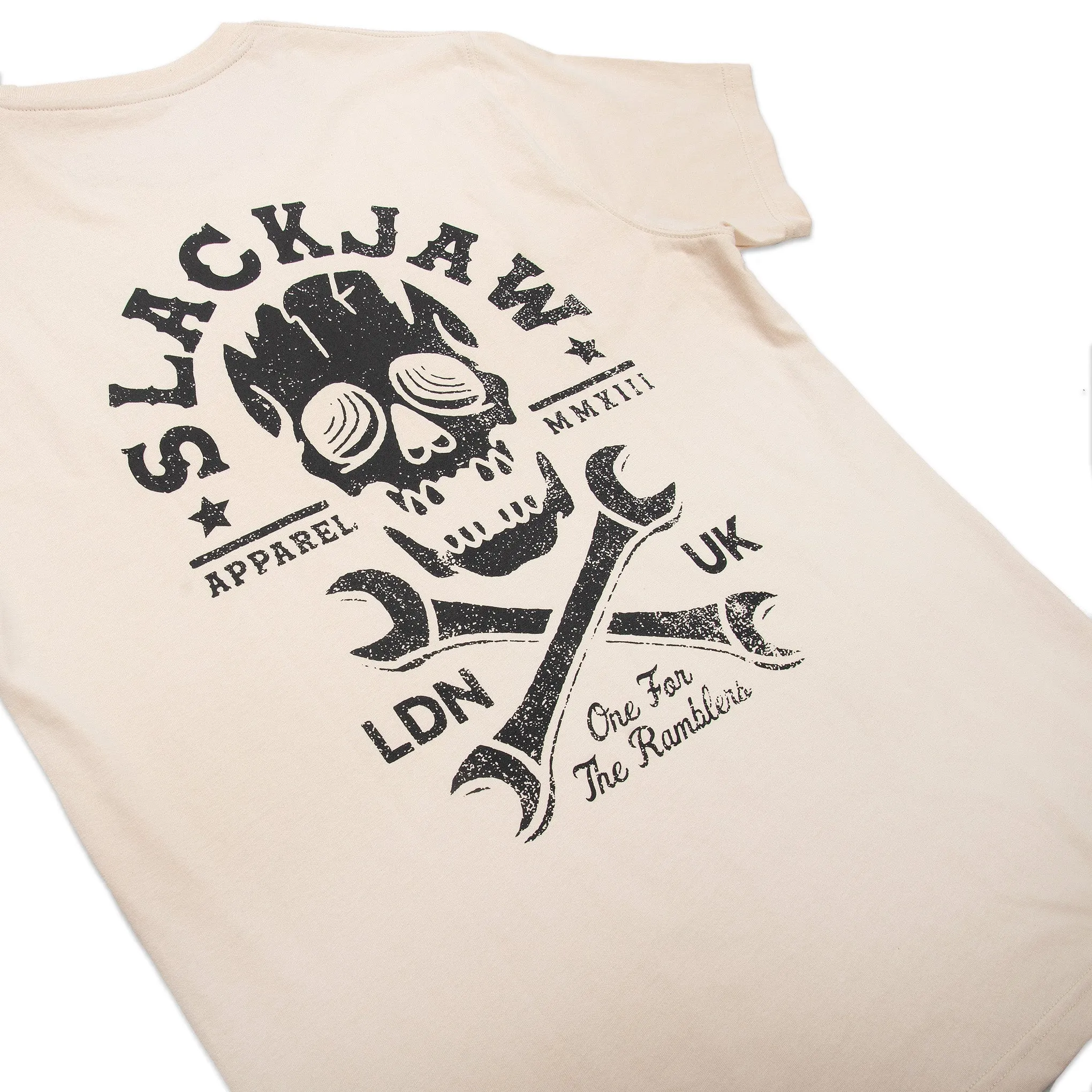 Death Valley T Shirt - Bone