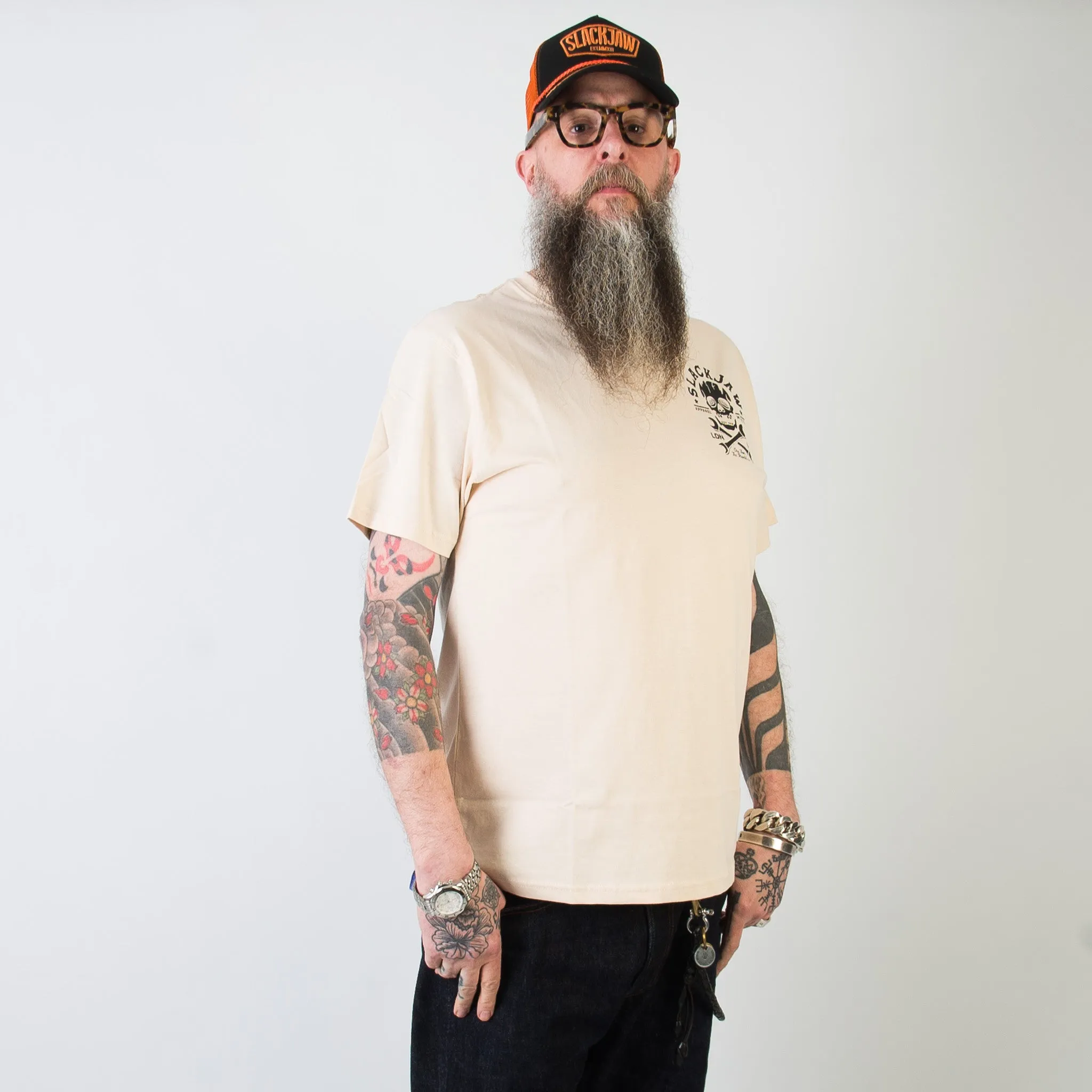 Death Valley T Shirt - Bone