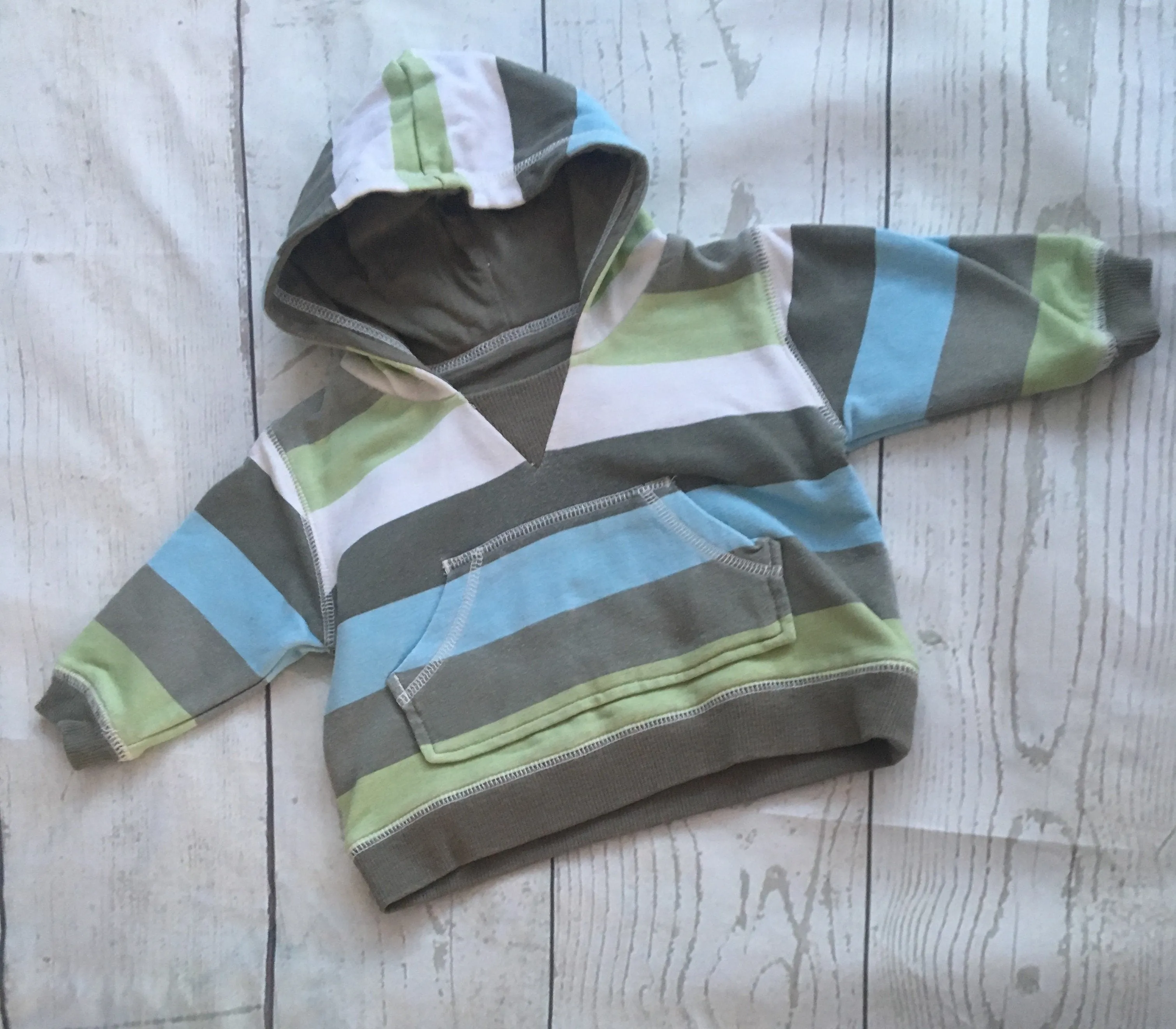 First Size Striped Hoodie