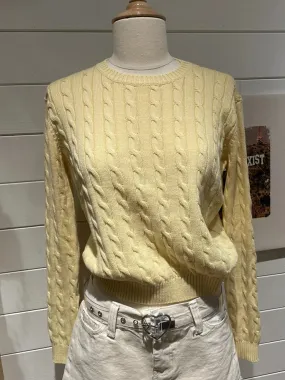 Girlary Vintage Cotton Cable Kint Sweater Women Autumn Harajuku Solid Round Neck Long Sleeve Tops Female Retro Cute Slim Sweaters Chic