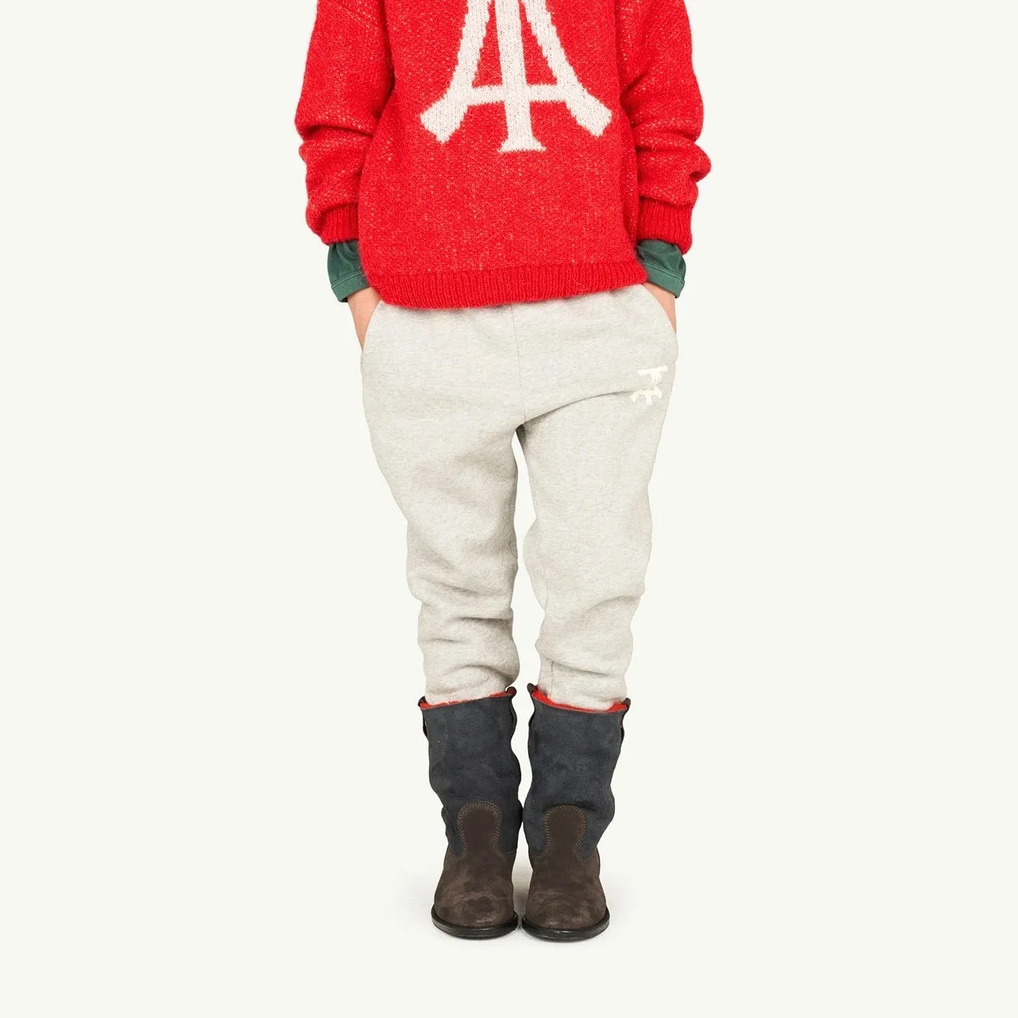 Gray Dromedary Kids Sweatpants