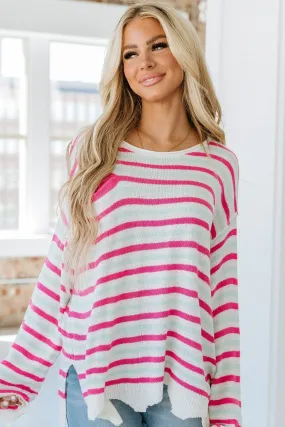 Jaqueline Striped Drop Sleeve Sweater | DROPSHIP