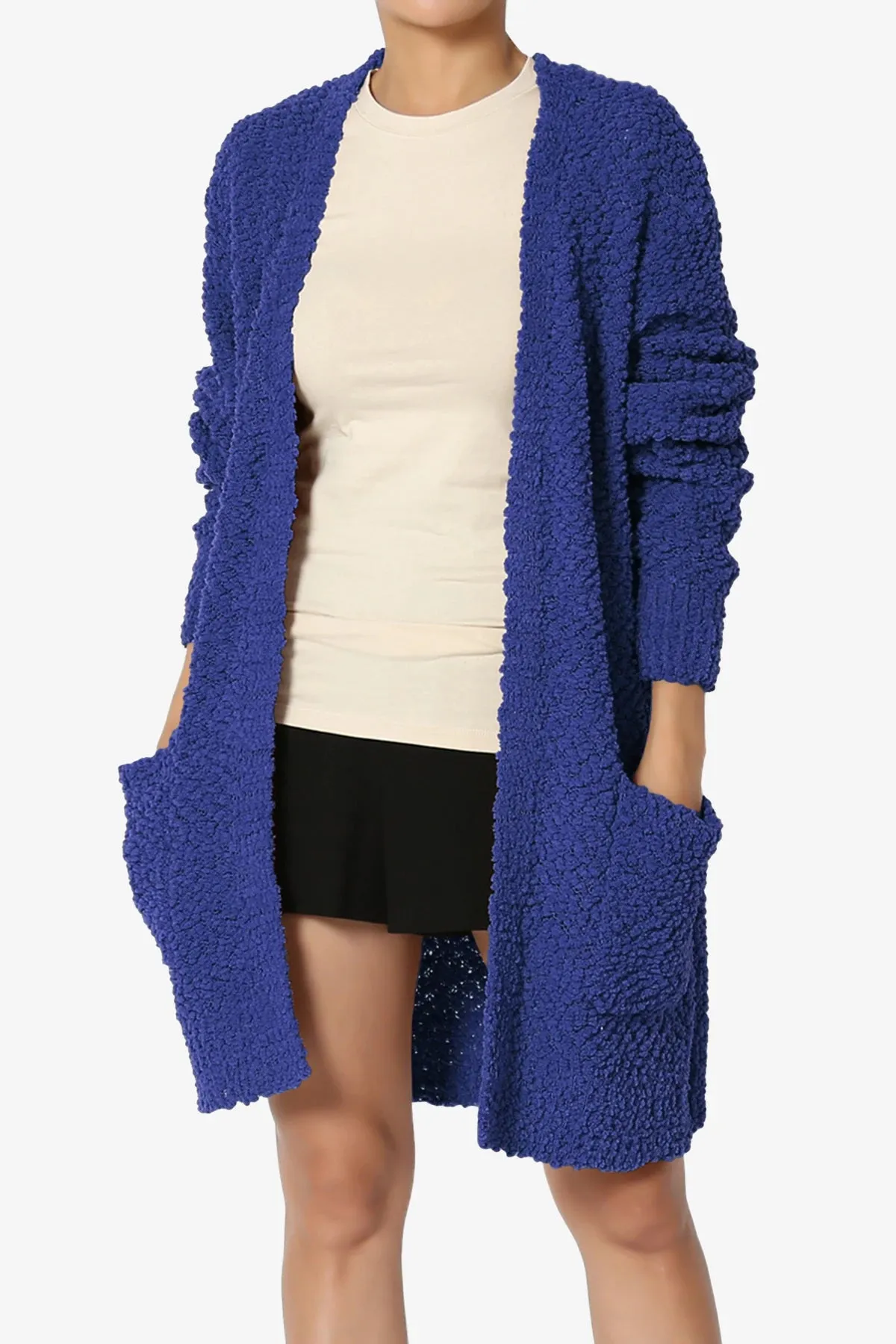 L Love Plus Size Popcorn Sweaters