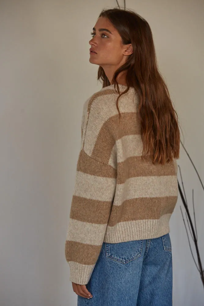 Layla Striped Pullover Sweater