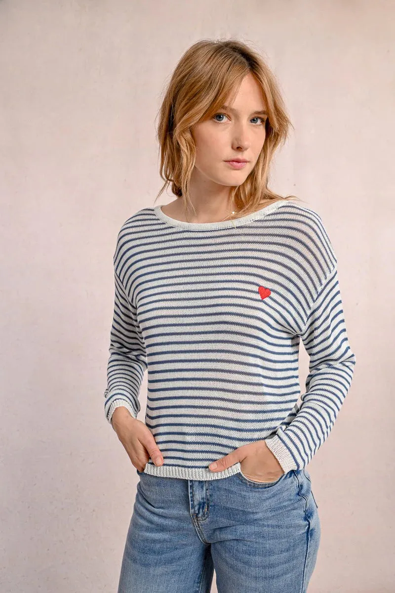 MARIBEL STRIPED SWEATER