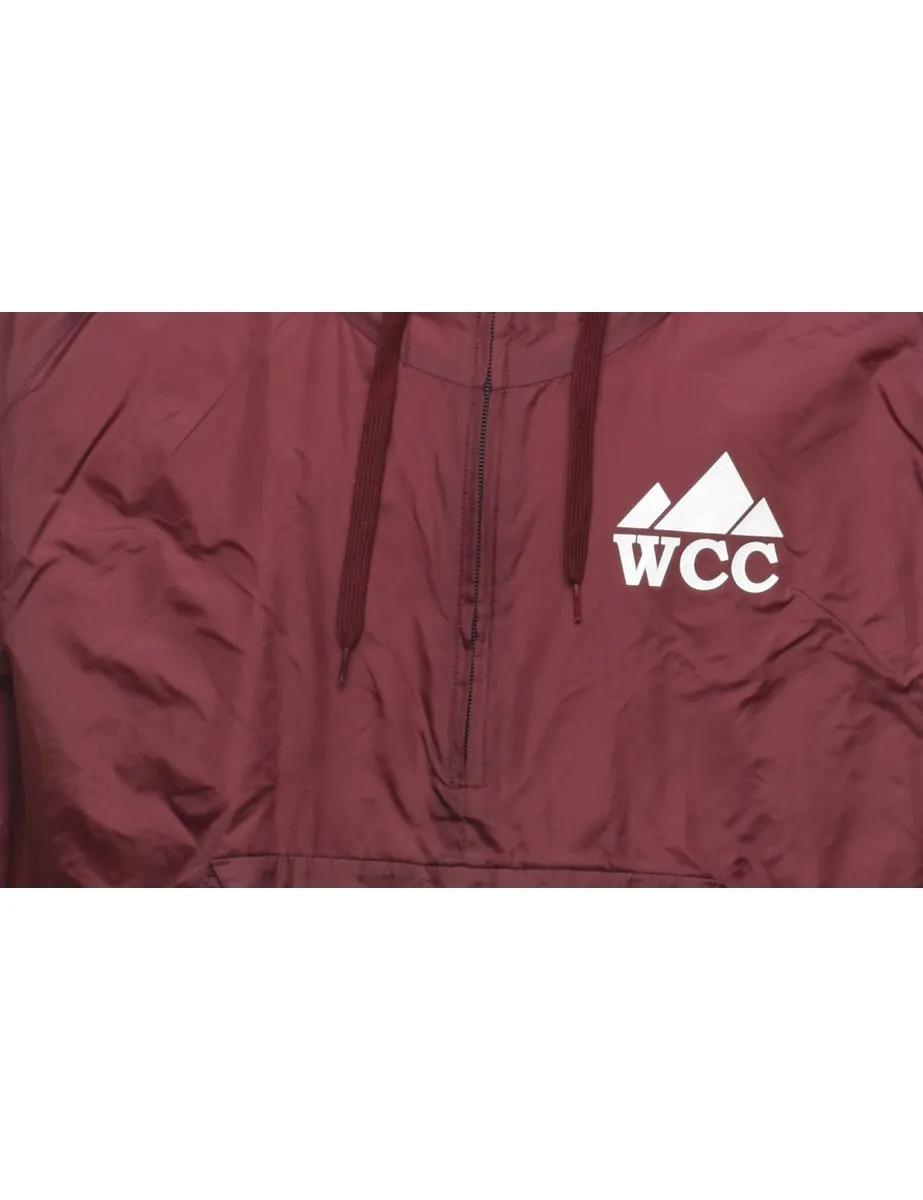 Maroon WCC Nylon Jacket - L