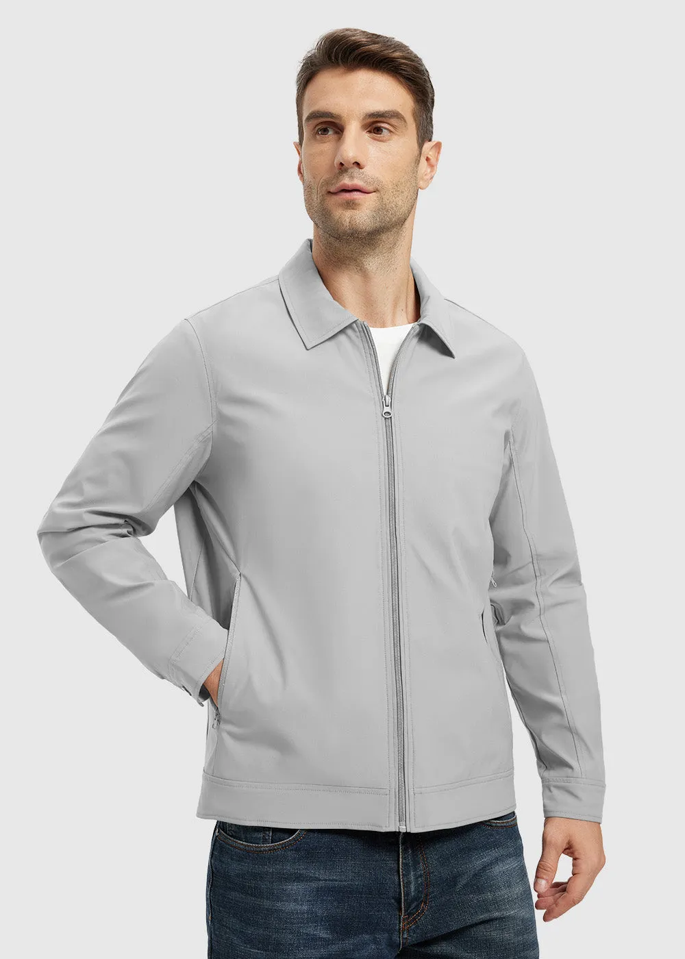 Men's Casual Lightweight Lapel Jacket