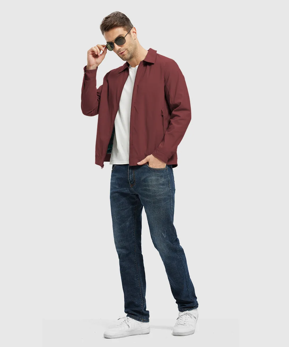 Men's Casual Lightweight Lapel Jacket