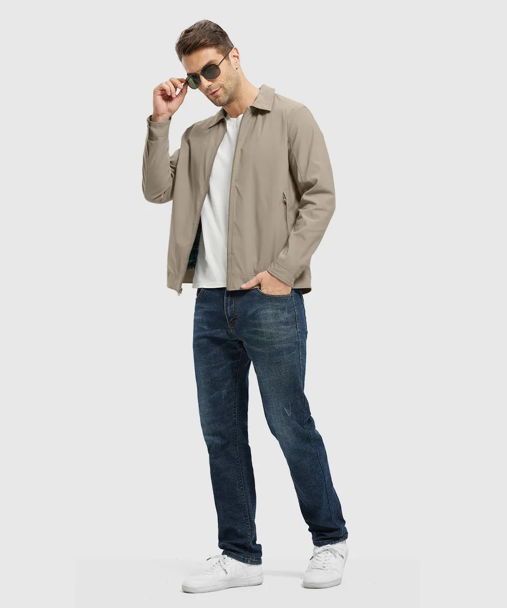 Men's Casual Lightweight Lapel Jacket