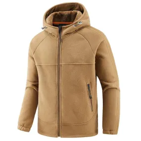 Men's Tactical Fleece Jacket - Casual Windproof Outwear Winter Climbing Jackets