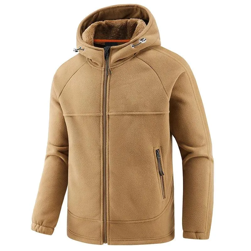 Men's Tactical Fleece Jacket - Casual Windproof Outwear Winter Climbing Jackets