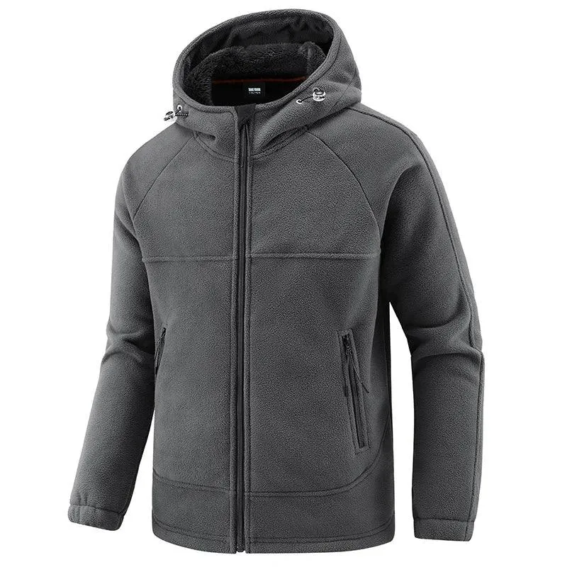 Men's Tactical Fleece Jacket - Casual Windproof Outwear Winter Climbing Jackets