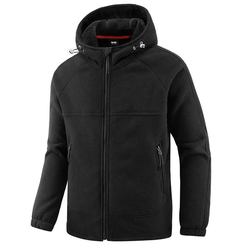 Men's Tactical Fleece Jacket - Casual Windproof Outwear Winter Climbing Jackets