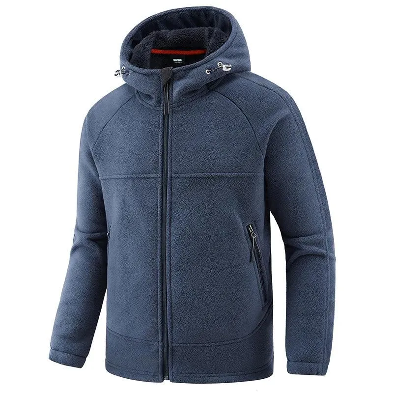 Men's Tactical Fleece Jacket - Casual Windproof Outwear Winter Climbing Jackets