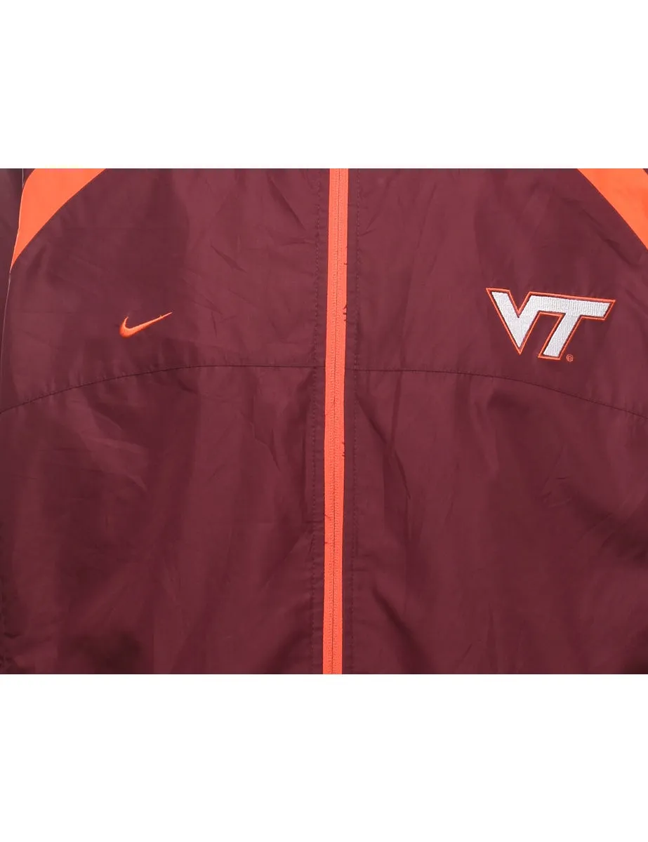Nike Maroon & Orange Jacket - XL