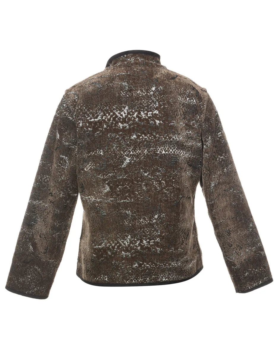 Olive Green Tapestry Jacket - M