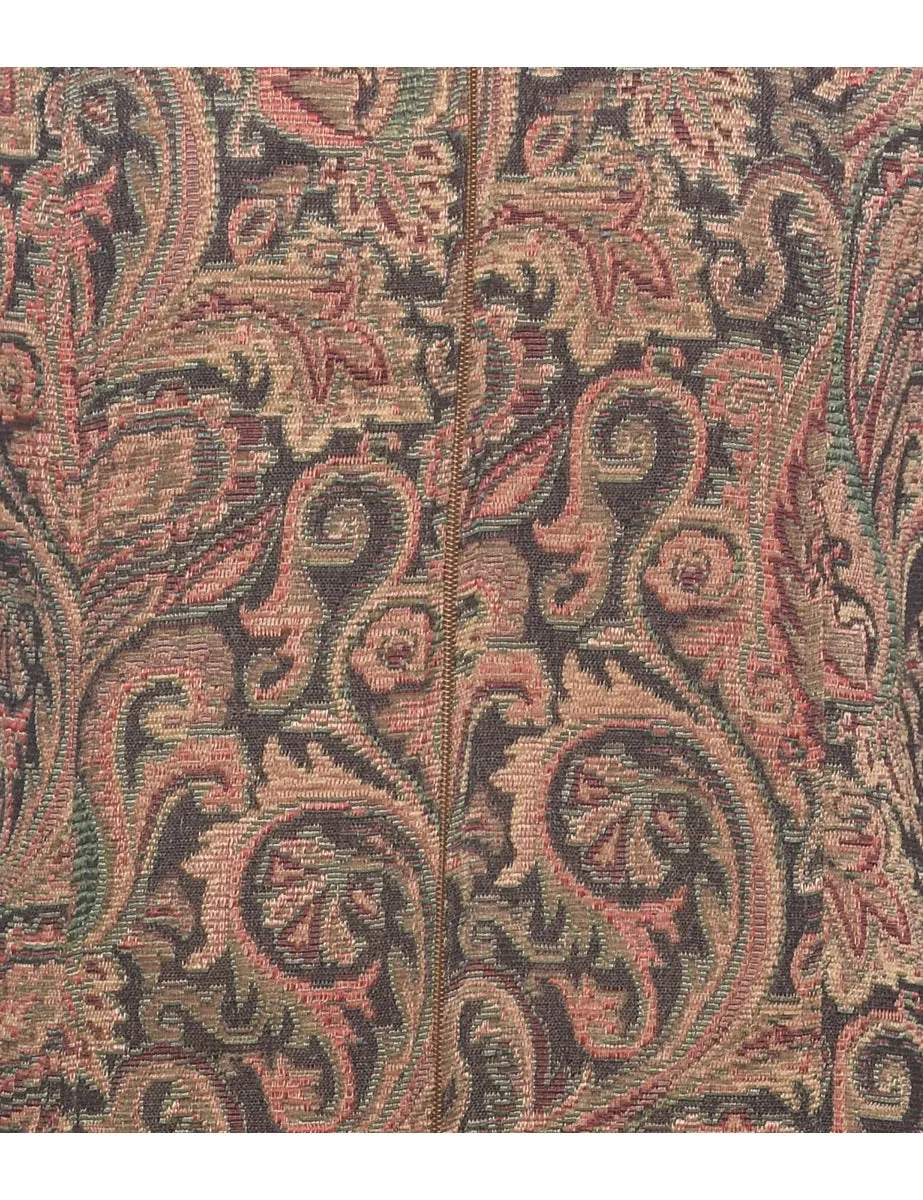Paisley Pattern Tapestry Jacket - XS