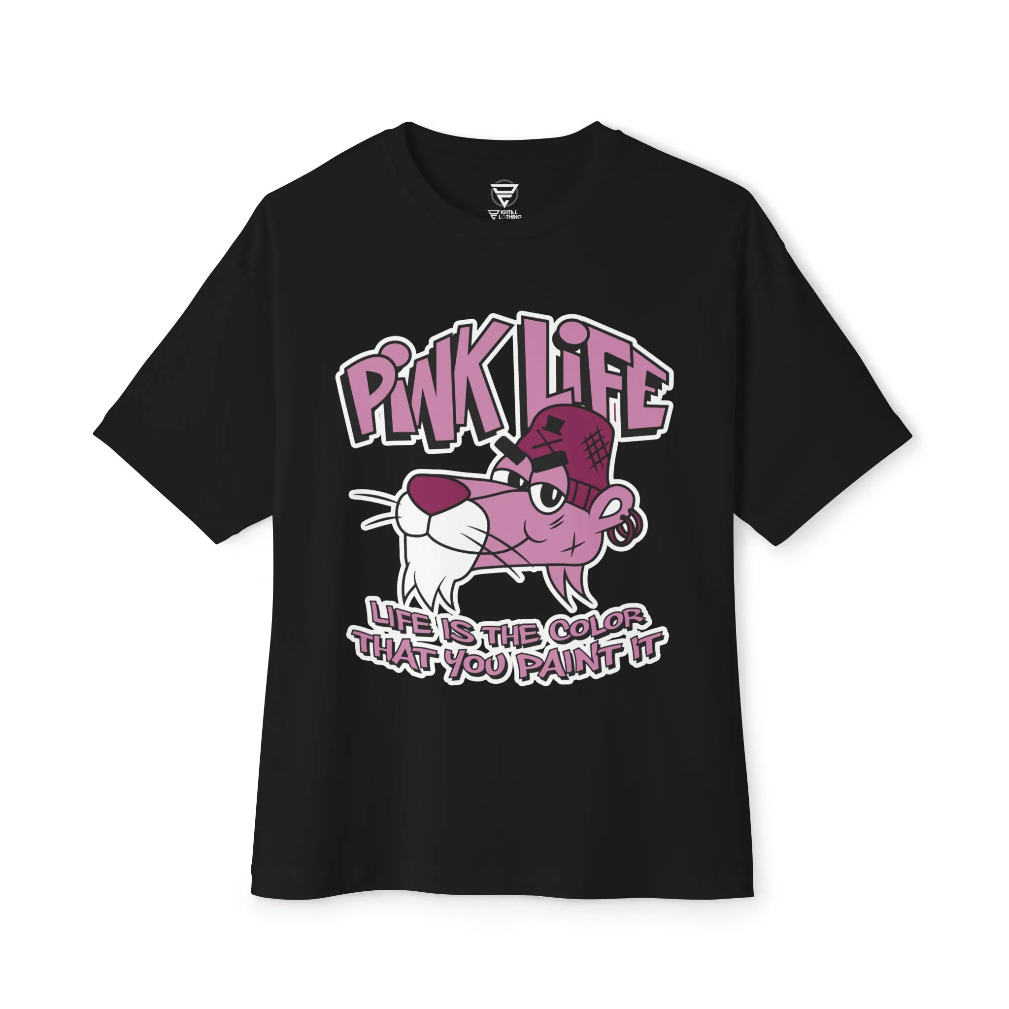 Pink Life Oversized Tee