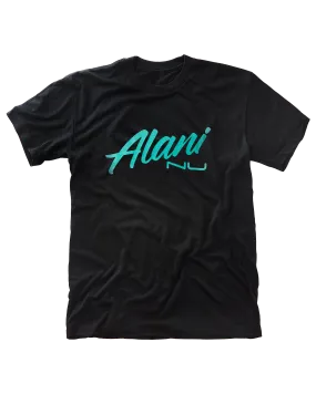 Seafoam On Black T-Shirt