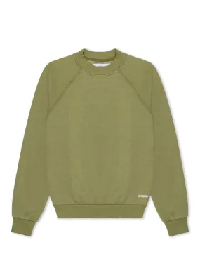 SPRWMN Basil Shrunken Raglan Sweatshirt