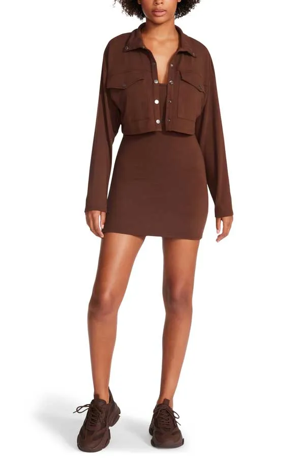 Steve Madden Becca Mini Dress And Jacket Set