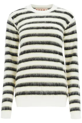 striped crewneck pullover GCMD0544Q0 UFW617 ALABASTER