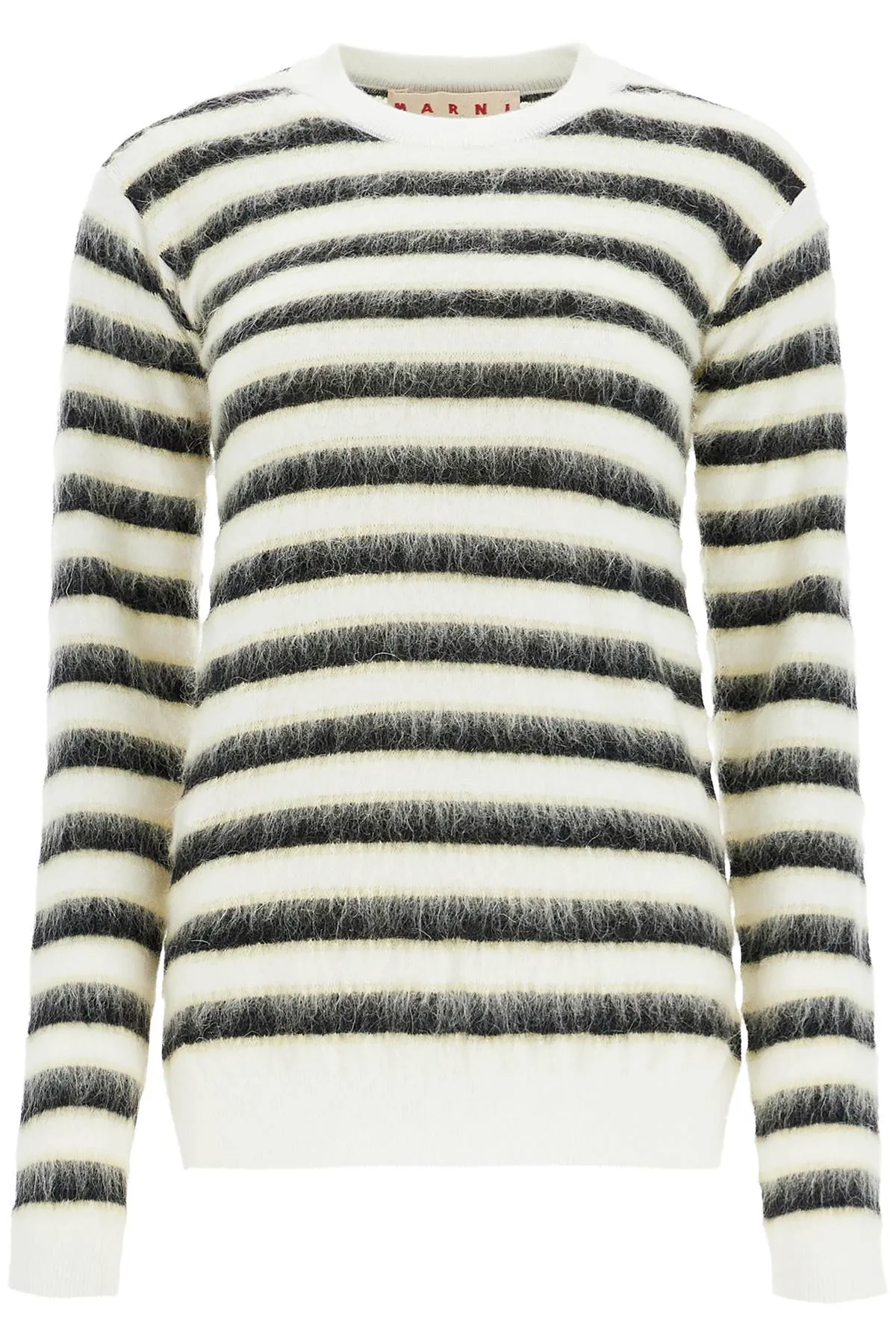 striped crewneck pullover GCMD0544Q0 UFW617 ALABASTER