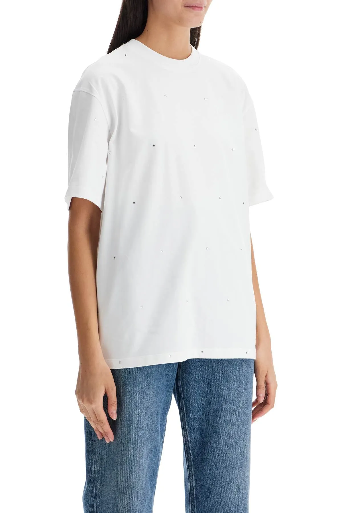 t-shirt with rhin T4091 BRIGHT WHITE