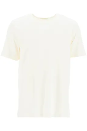 t-shirt with wide round neck TO1109 LJ1016 LIGHT CREAM