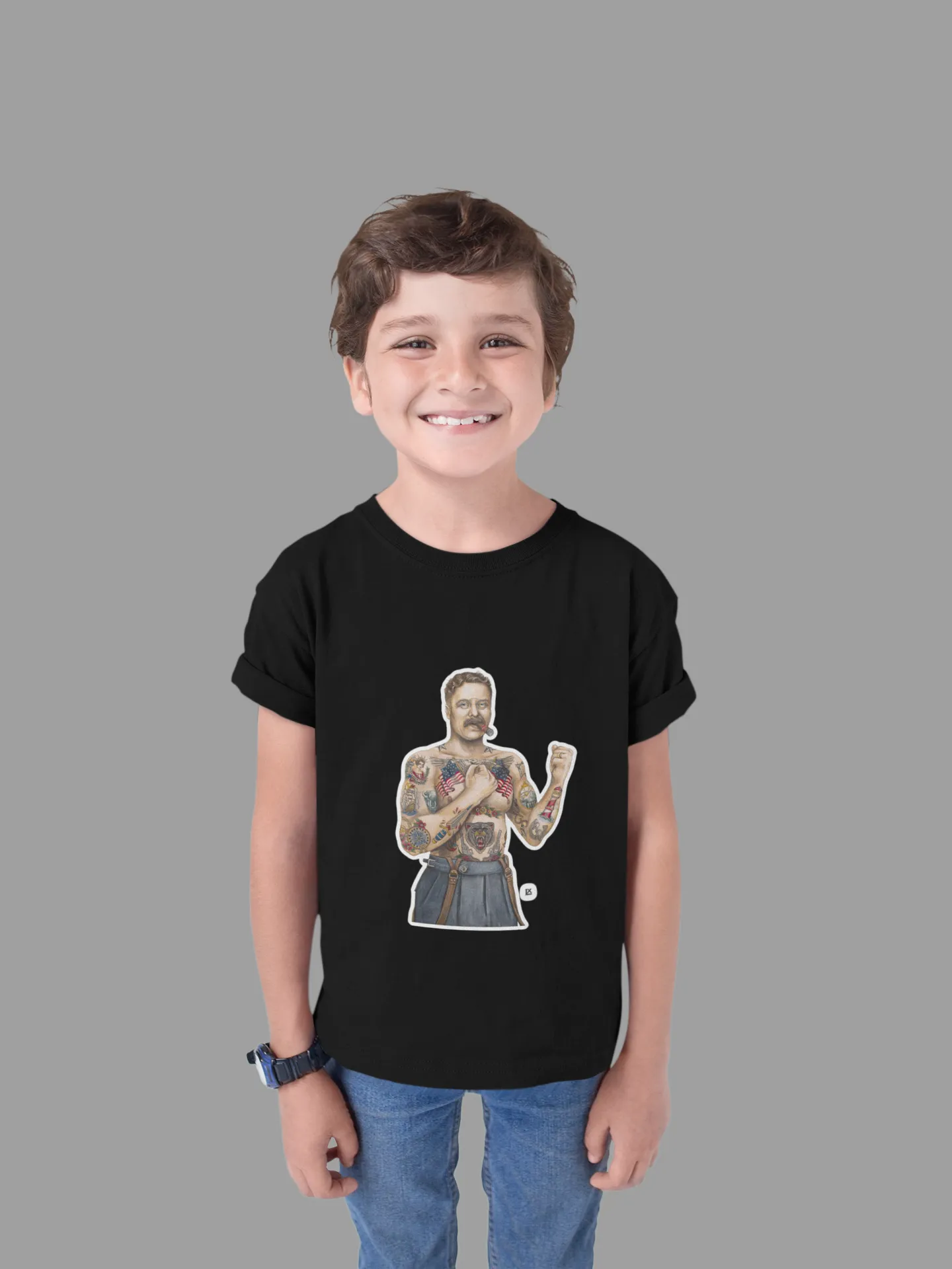 Tatted Teddy Kids T-Shirt