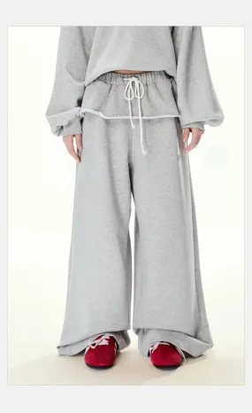 Tom Chic Two-Piece Wide Leg Sweatpants